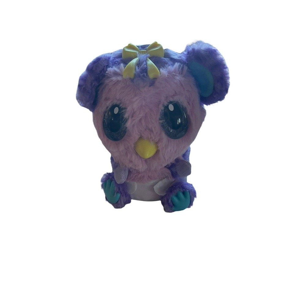 Hatchimals Baby Puffatoo 80823AWS Purple/Pink Yellow Bow Winged Bird Tested